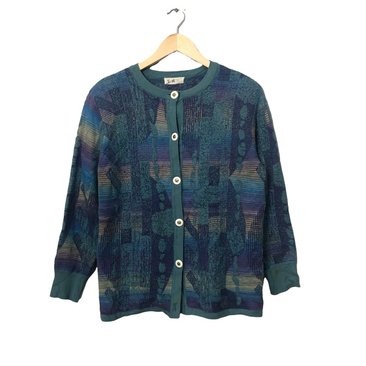 Aran Isles Knitwear Vintage Japanese Brand Button Ups knitwear Cardigan Size US M / EU 48-50 / 2 - 1 Thumbnail