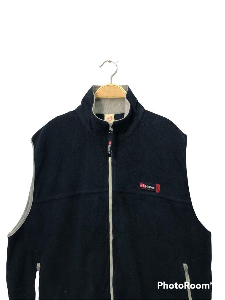 Hanes Vintage Hanes Zipper Ups Vest Size US XL / EU 56 / 4 - 4 Thumbnail