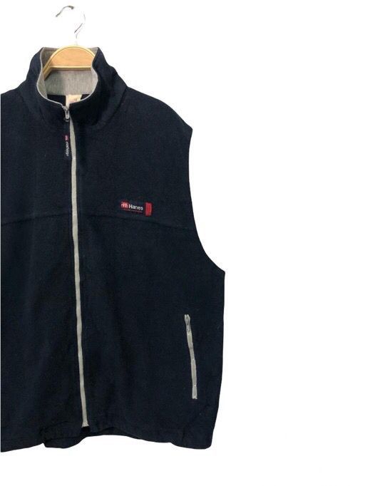 Hanes Vintage Hanes Zipper Ups Vest Size US XL / EU 56 / 4 - 2 Thumbnail