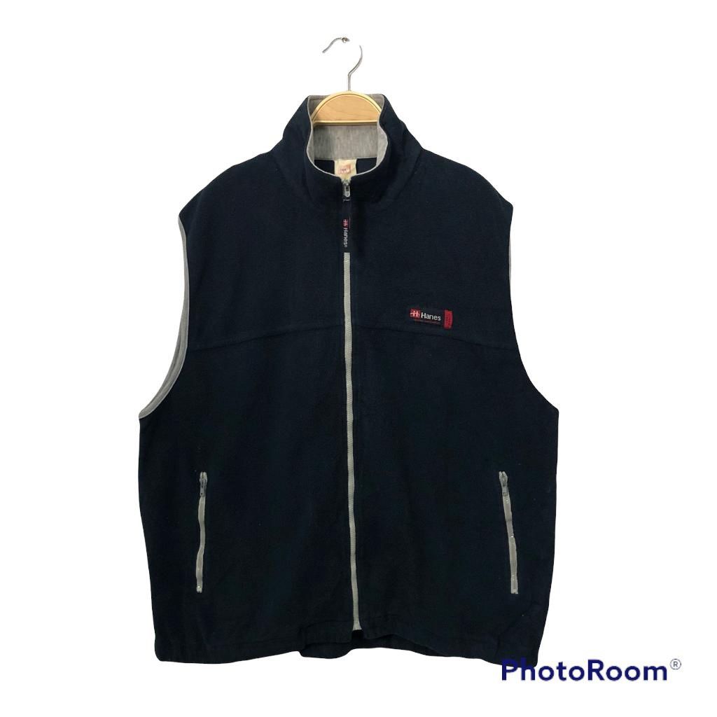 Hanes Vintage Hanes Zipper Ups Vest Size US XL / EU 56 / 4 - 1 Thumbnail