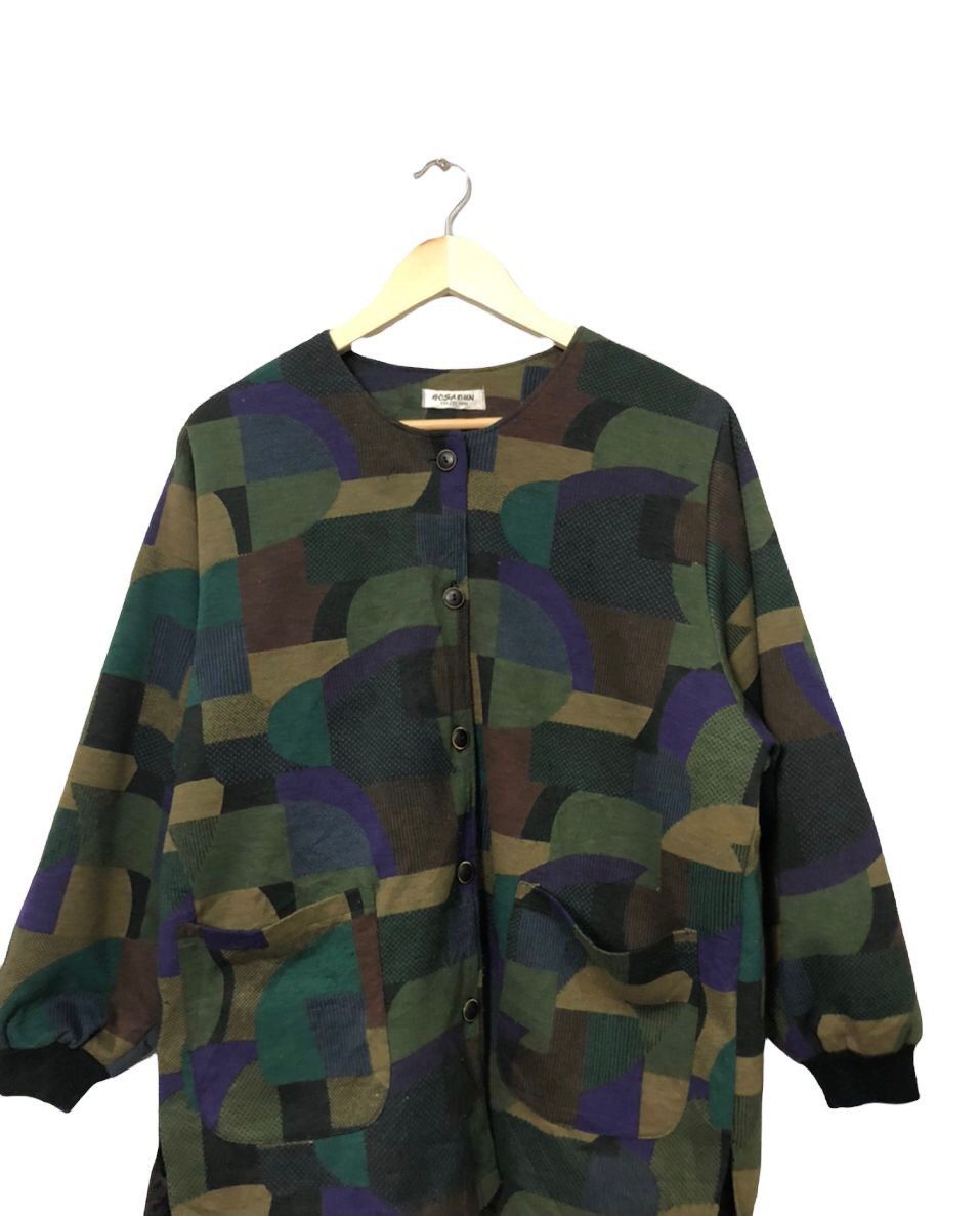 Japanese Brand Vintage Hosabun Collection Button Ups Full Print Jacket Size US L / EU 52-54 / 3 - 4 Thumbnail