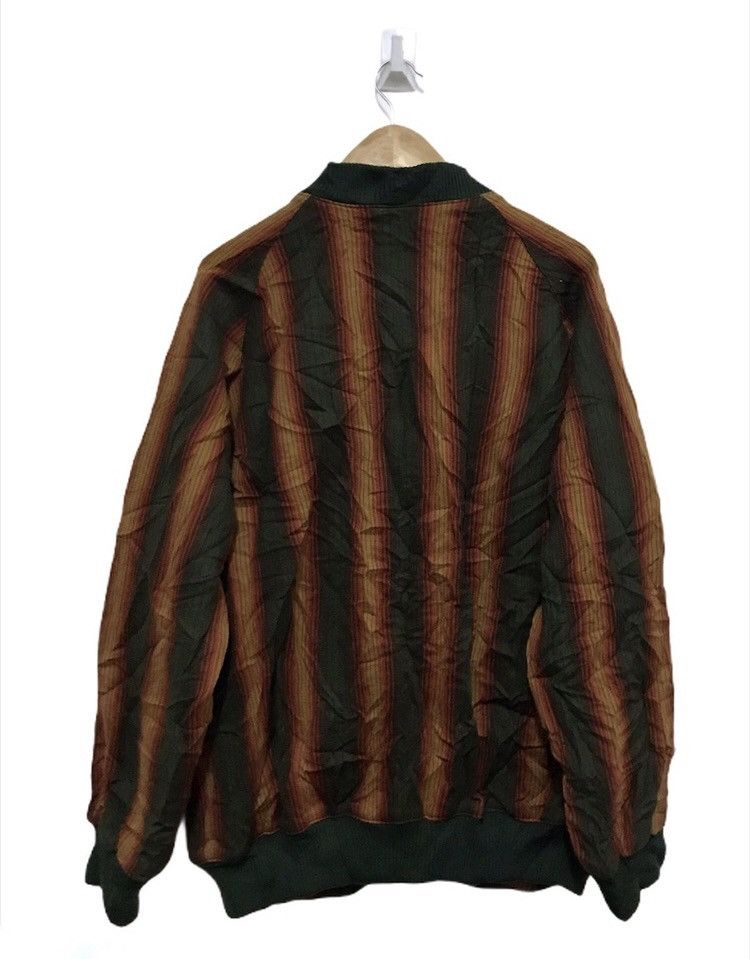 Japanese Brand × Vintage Rotry group stripes bomber jacket Size US L / EU 52-54 / 3 - 4 Thumbnail