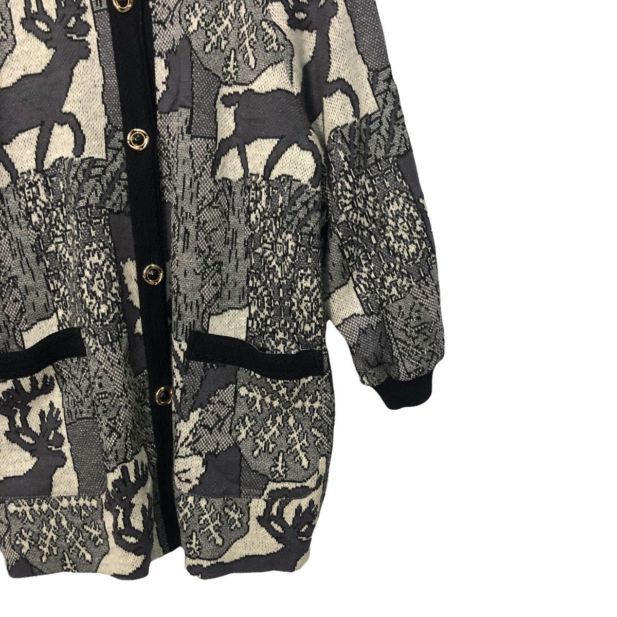 Aran Isles Knitwear Vintage Sunkatsumi Button Ups Full Print Knitwear Jacket Size US XL / EU 56 / 4 - 2 Thumbnail