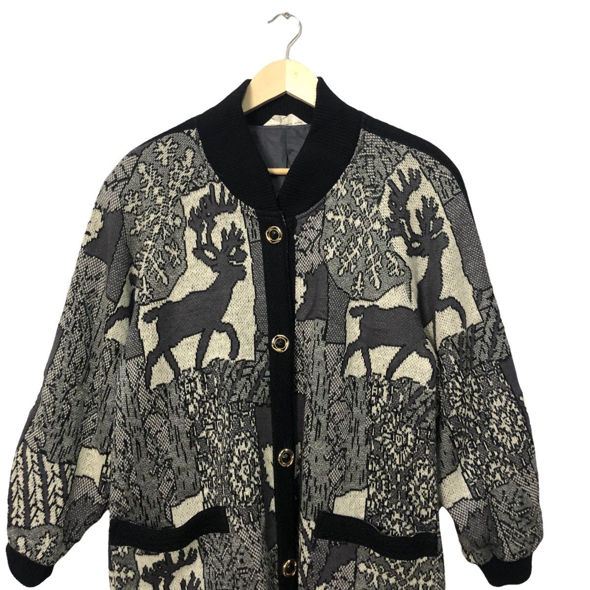 Aran Isles Knitwear Vintage Sunkatsumi Button Ups Full Print Knitwear Jacket Size US XL / EU 56 / 4 - 4 Thumbnail