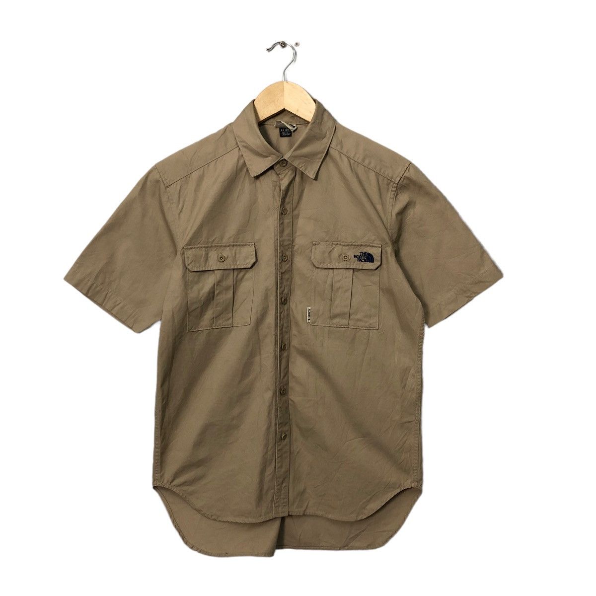 Vintage The North Face Button Ups Shirt Made in Japan