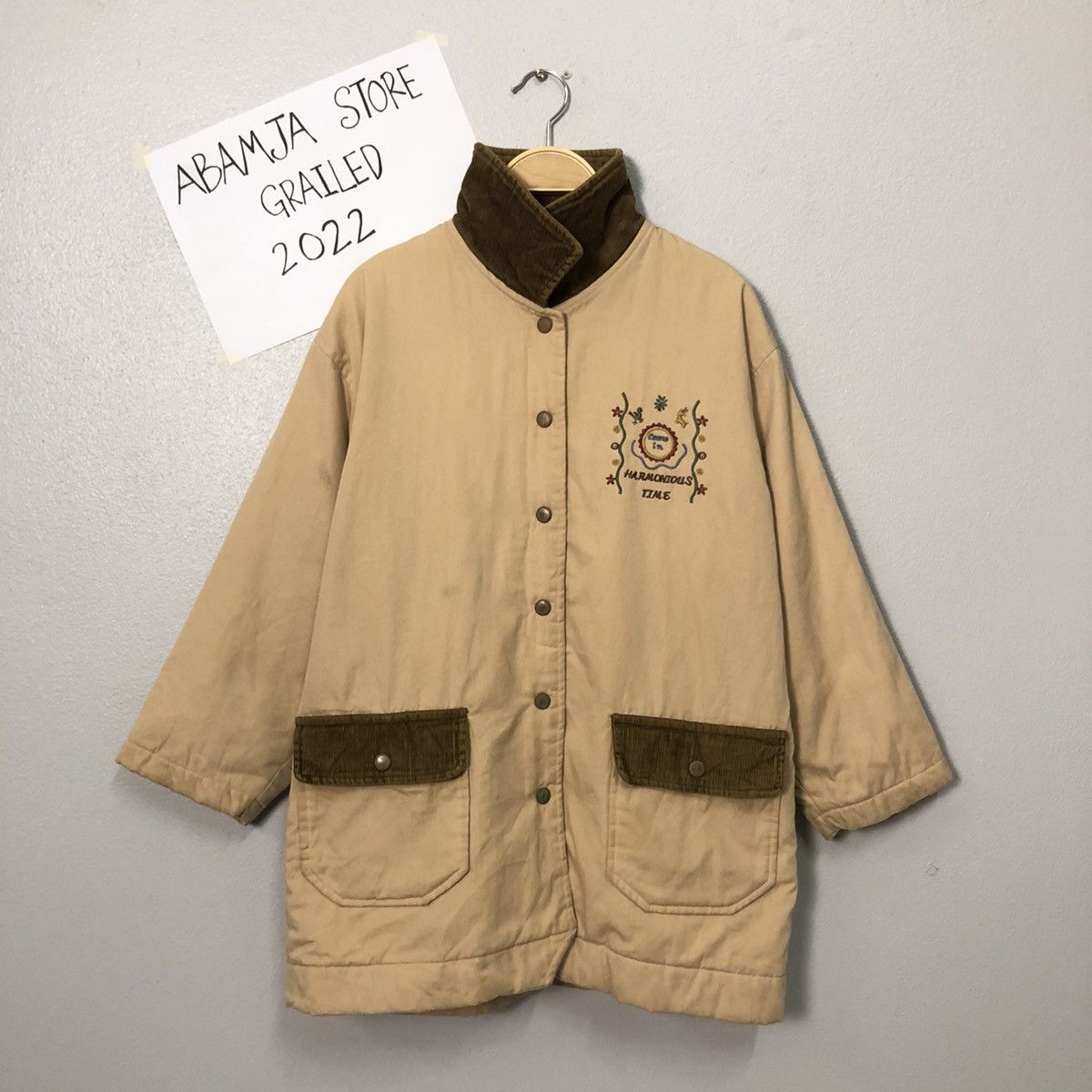 Japanese Brand Vintage Harmonious Time Spell Out Big Logo Jacket Size US M / EU 48-50 / 2 - 2 Thumbnail