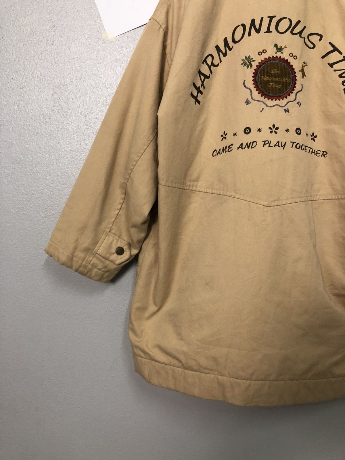 Japanese Brand Vintage Harmonious Time Spell Out Big Logo Jacket Size US M / EU 48-50 / 2 - 8 Thumbnail