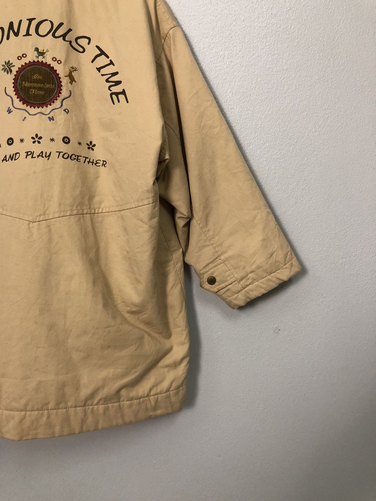 Japanese Brand Vintage Harmonious Time Spell Out Big Logo Jacket Size US M / EU 48-50 / 2 - 7 Thumbnail