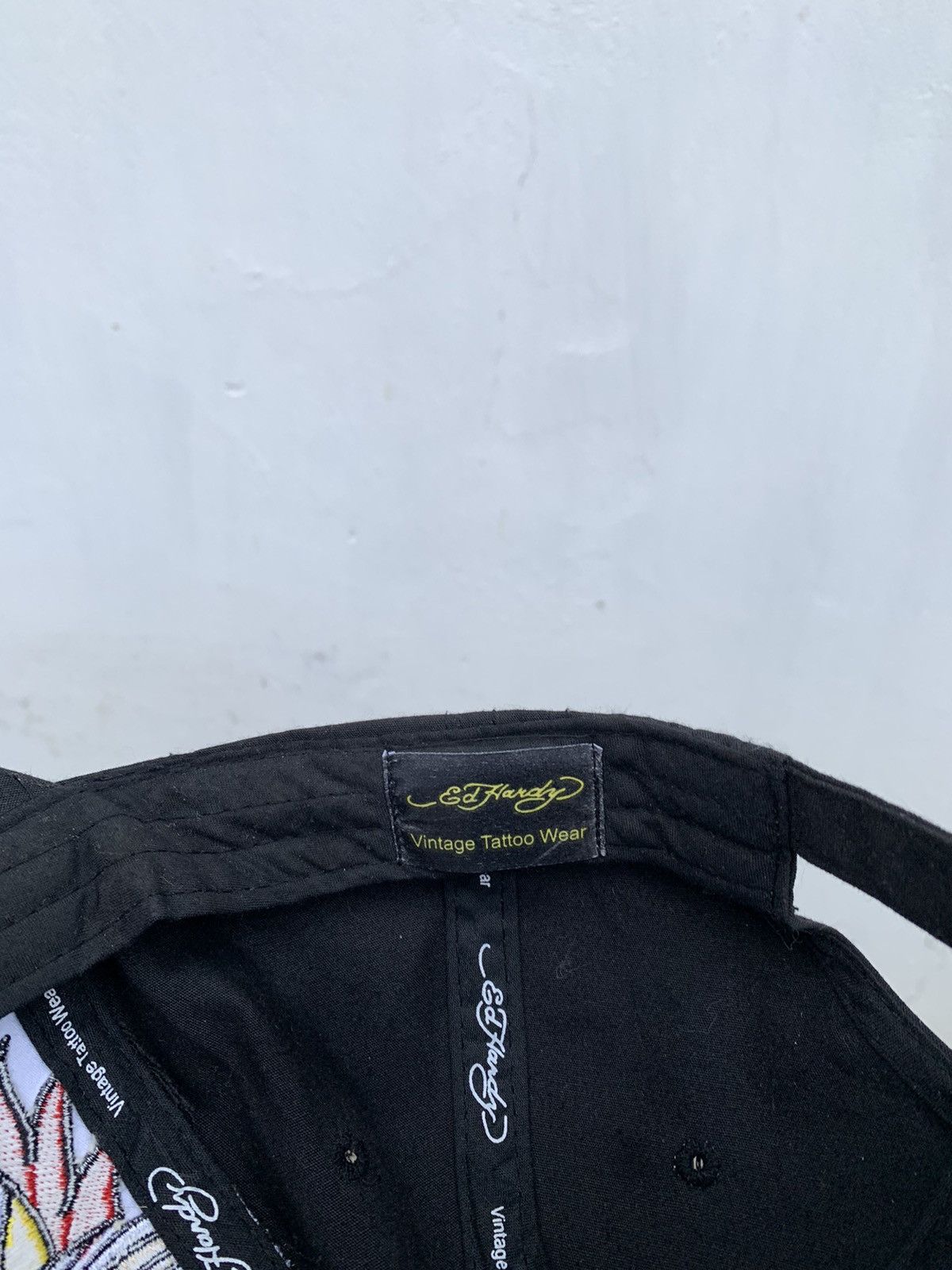 Ed Hardy Vintage Ed Hardy Dragon Logo Embroidered Y2k Japanese Cap Size ONE SIZE - 10 Thumbnail