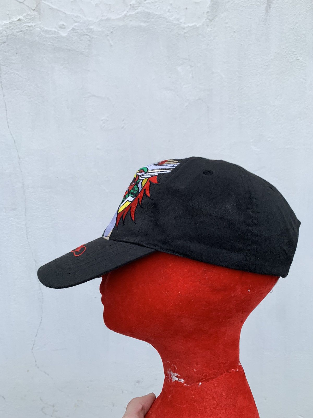 Ed Hardy Vintage Ed Hardy Dragon Logo Embroidered Y2k Japanese Cap Size ONE SIZE - 6 Thumbnail