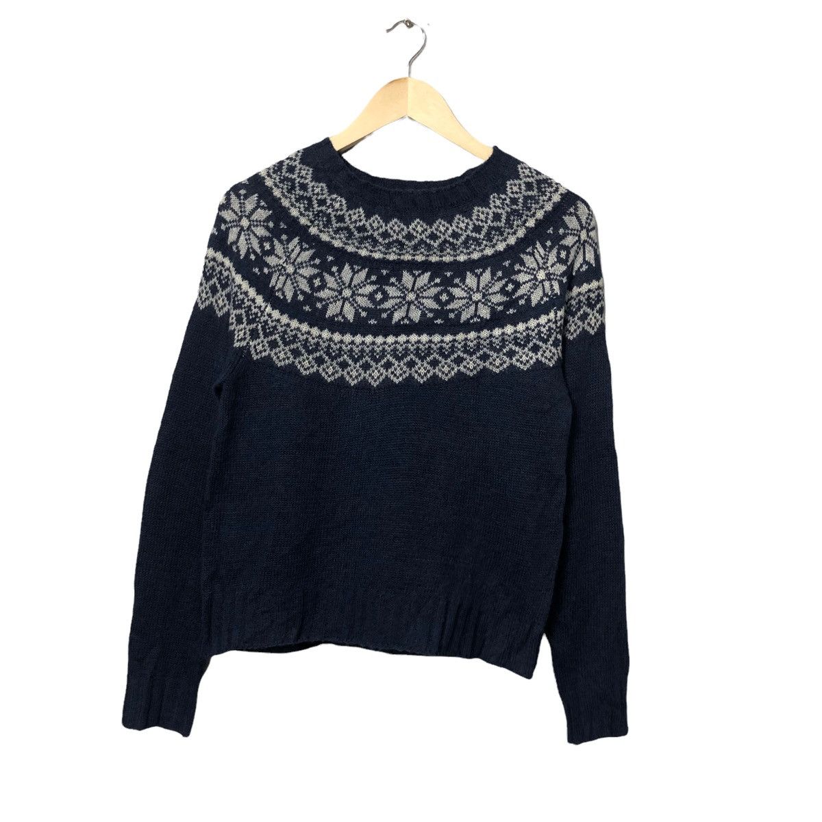 image of Aran Isles Knitwear x Coloured Cable Knit Sweater Vintage Samansa Mos2 Navajo Knitwear Sweater Jump