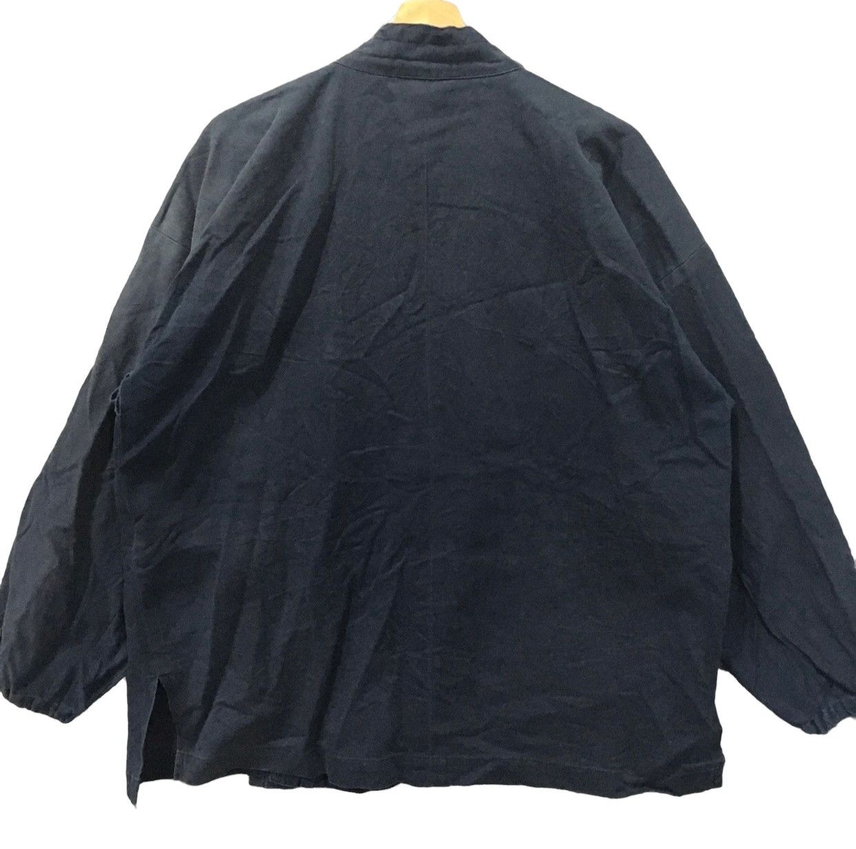 Japanese Brand Vintage Haori Hanten Indigo Kimono Rare Pocket Design Size US XL / EU 56 / 4 - 7 Thumbnail