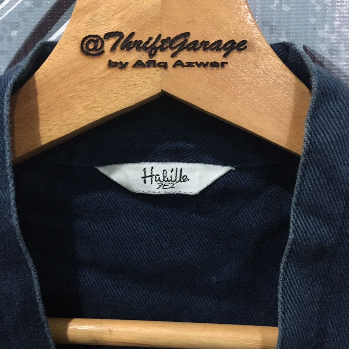 Japanese Brand Vintage Haori Hanten Indigo Kimono Rare Pocket Design Size US XL / EU 56 / 4 - 3 Thumbnail