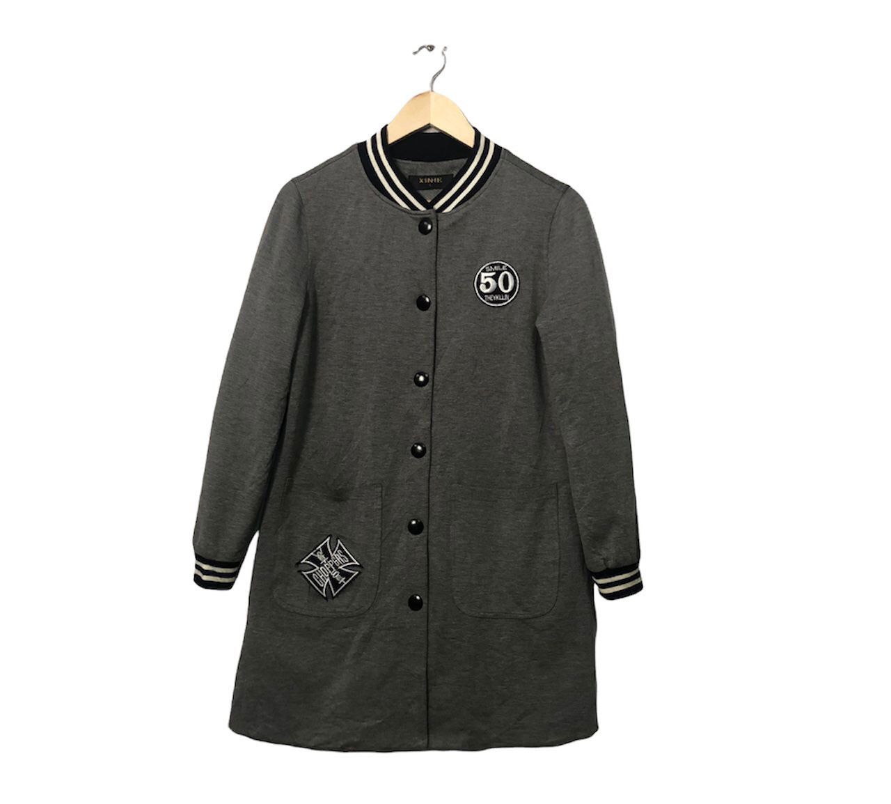 Vintage Vintage XSNHE Button Ups Spell Out Big Logo Jacket Size US S / EU 44-46 / 1 - 2 Thumbnail
