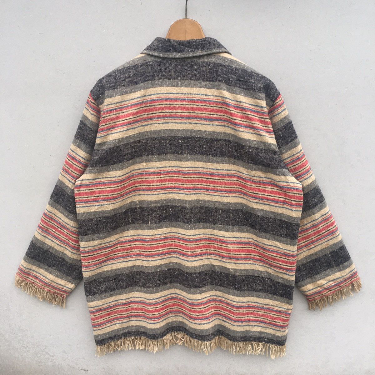 Japanese Brand Vintage Made in Japan Chochotte Stripes Raw Jacket Size US L / EU 52-54 / 3 - 10 Thumbnail