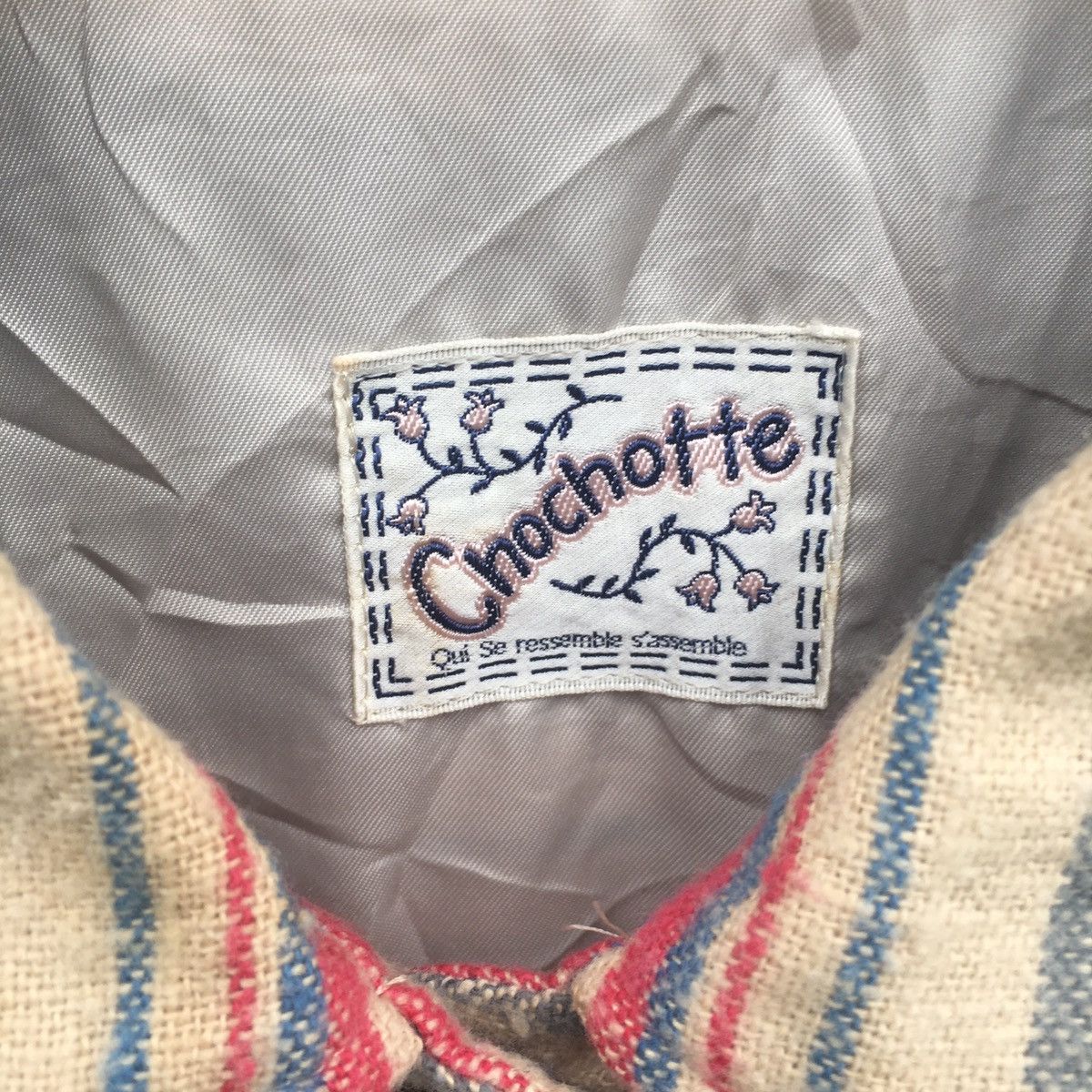 Japanese Brand Vintage Made in Japan Chochotte Stripes Raw Jacket Size US L / EU 52-54 / 3 - 3 Thumbnail