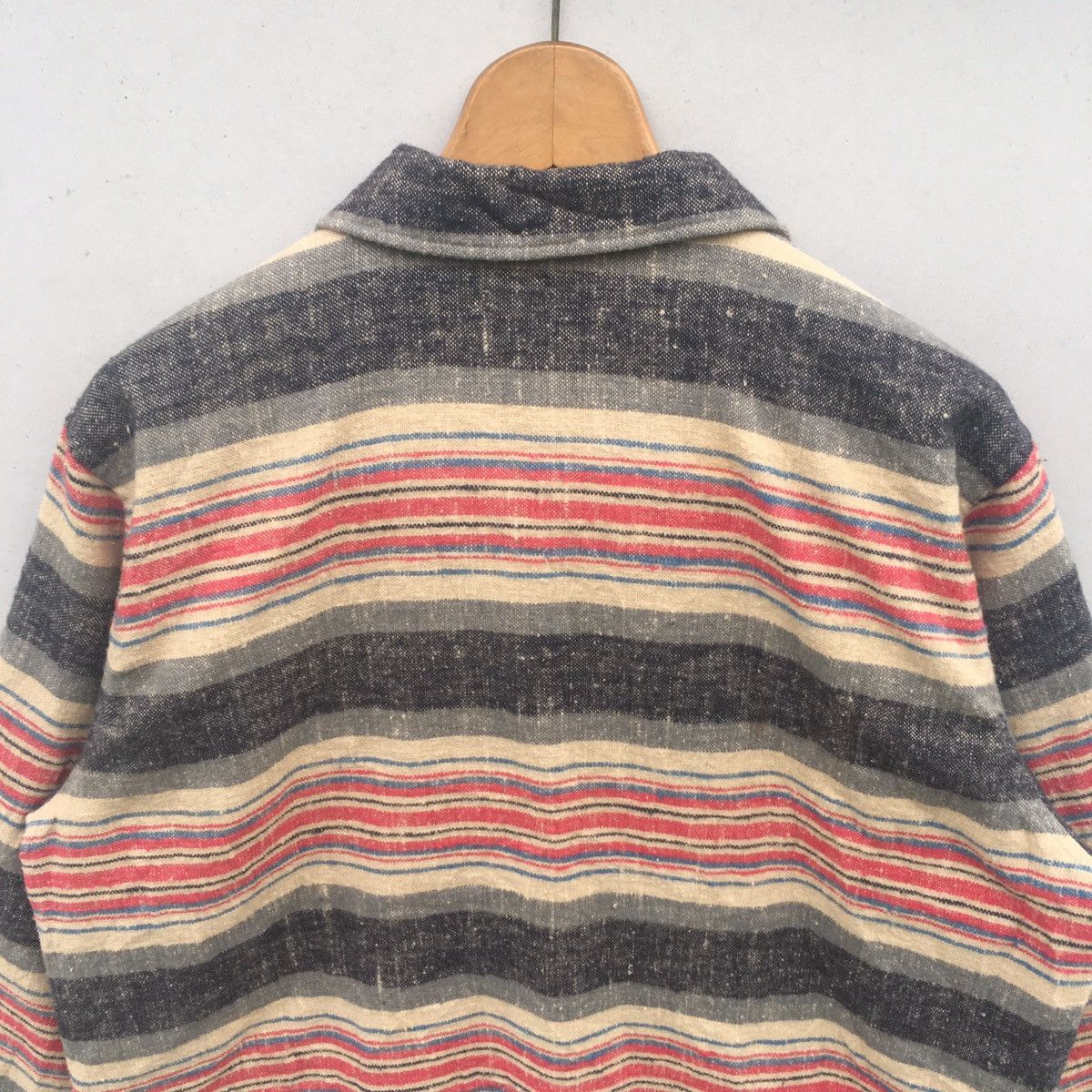 Japanese Brand Vintage Made in Japan Chochotte Stripes Raw Jacket Size US L / EU 52-54 / 3 - 11 Thumbnail