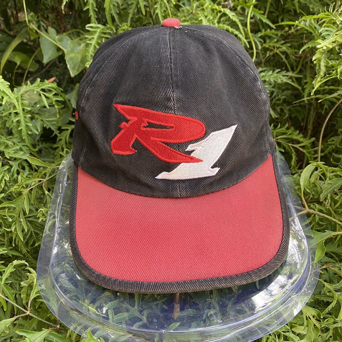 Vintage × Yamaha Vintage R1 Yamaha Cap Vintage Yamaha SunFaded Size ONE SIZE - 1 Thumbnail