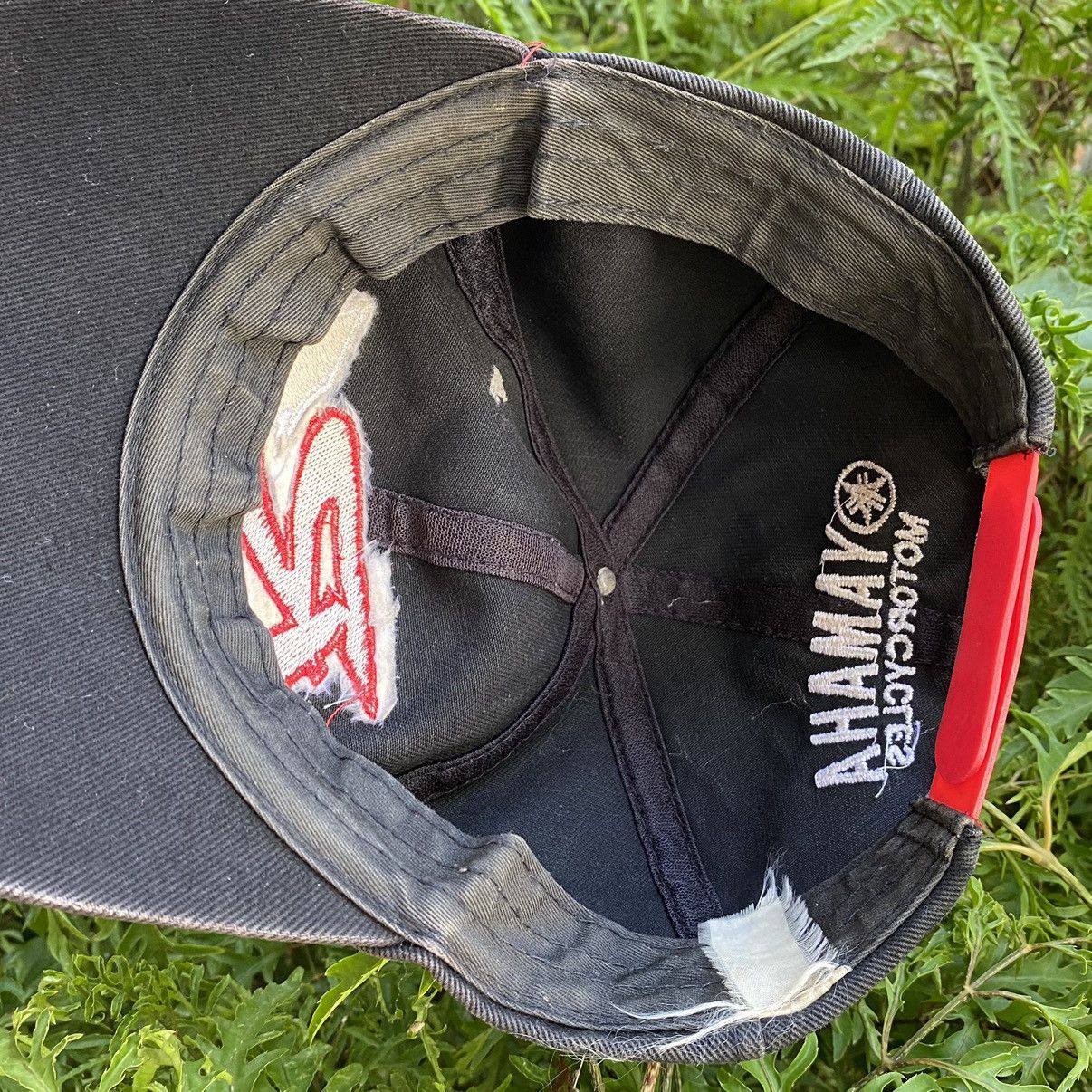 Vintage × Yamaha Vintage R1 Yamaha Cap Vintage Yamaha SunFaded Size ONE SIZE - 10 Thumbnail
