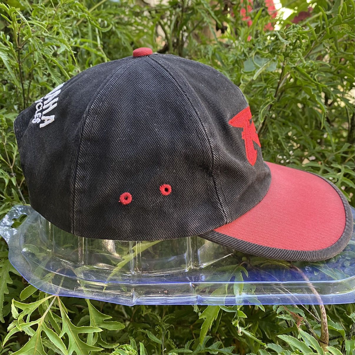 Vintage × Yamaha Vintage R1 Yamaha Cap Vintage Yamaha SunFaded Size ONE SIZE - 5 Thumbnail