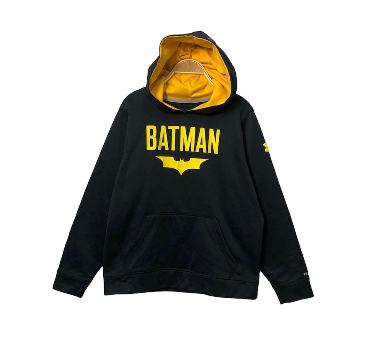 Under Armour Vintage Batman X Under Armour Big Logo Hoodie Sweatshirt Size US M / EU 48-50 / 2 - 2 Thumbnail
