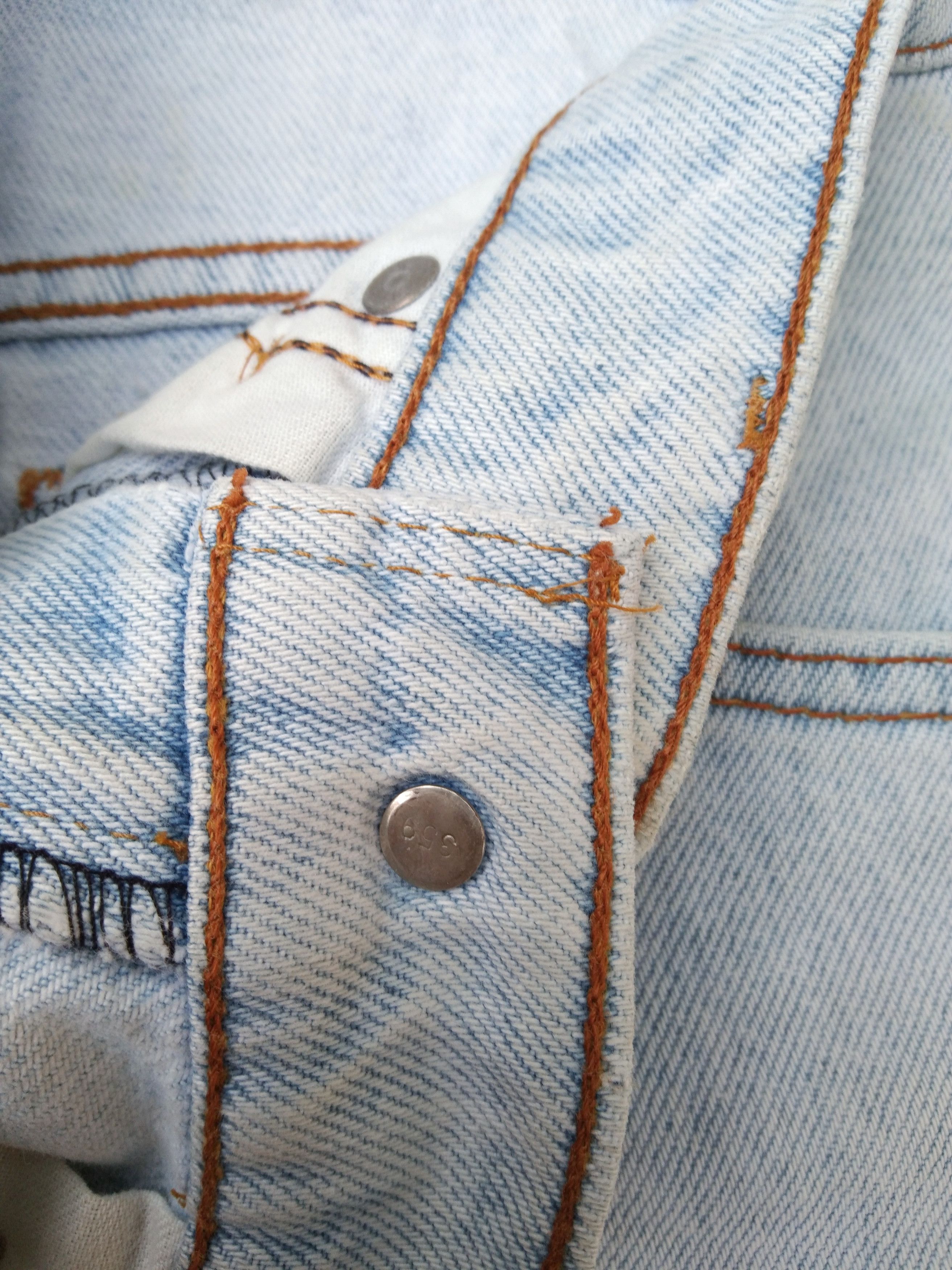 Jean × Levi's × Vintage Vintage Levis Jeans 515 Straight Leg Distressed Denim 31x29 Size US 31 - 10 Thumbnail