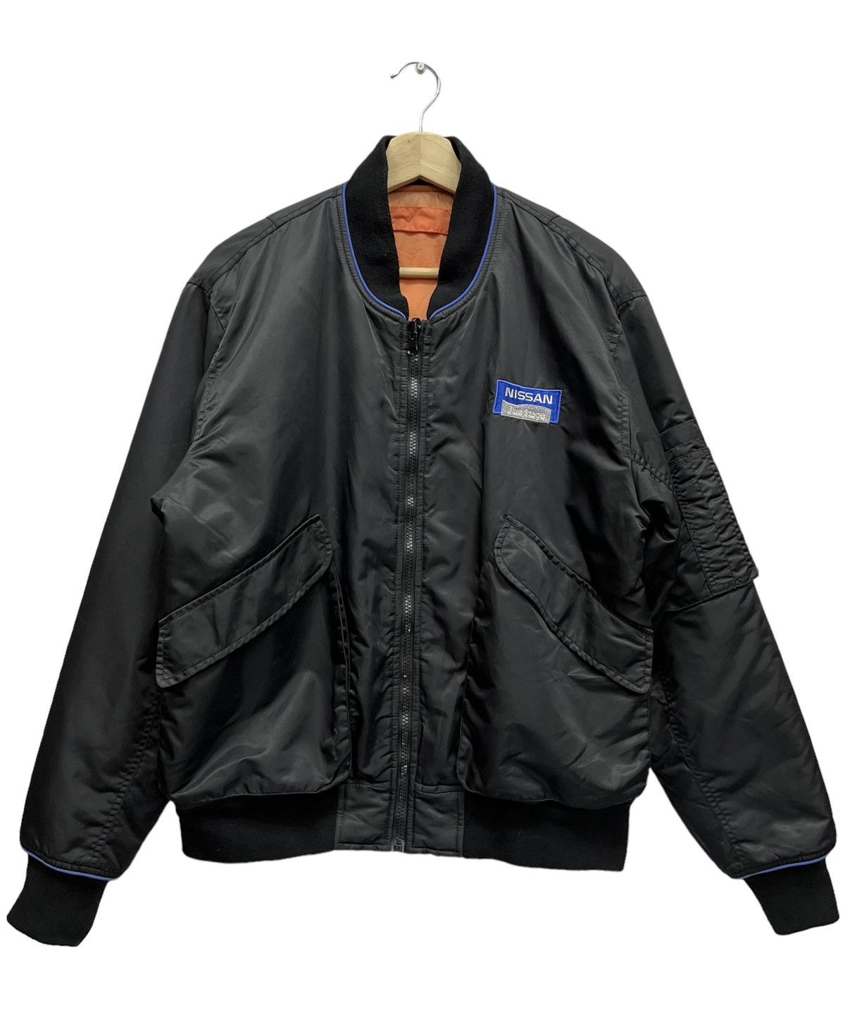 Nissan 🔥NISMO🔥NISSAN BLUE STAGE RACING JAPAN Ma-1 Bomber Jacket Size US M / EU 48-50 / 2 - 3 Thumbnail