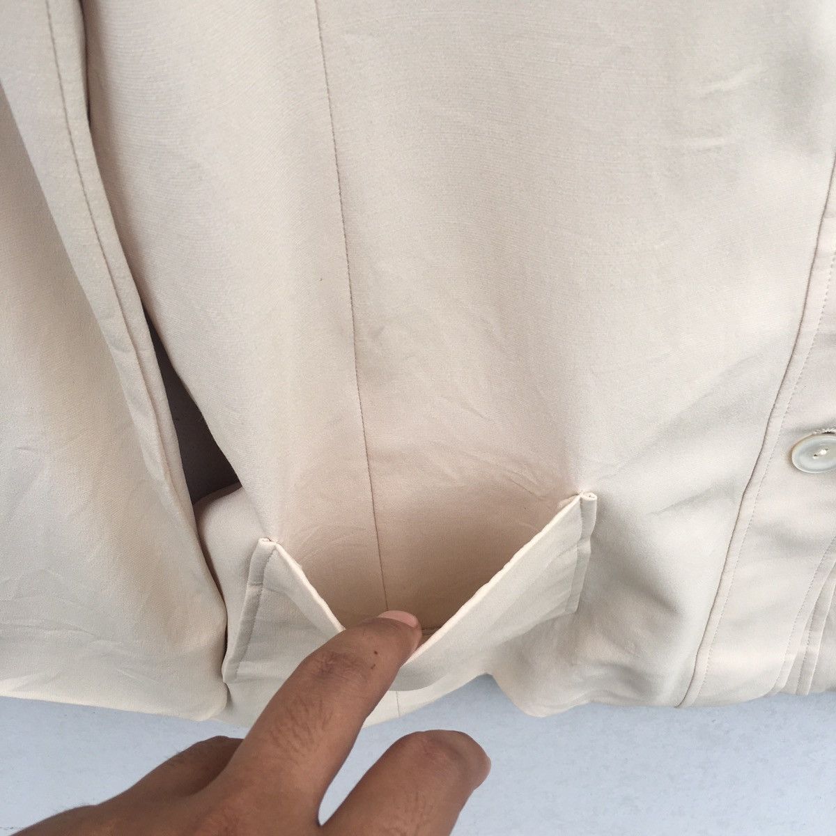 Max Mara Made in Italy Vintage Max Mara Soft Jacket 4 pockets Size M / US 6-8 / IT 42-44 - 8 Thumbnail