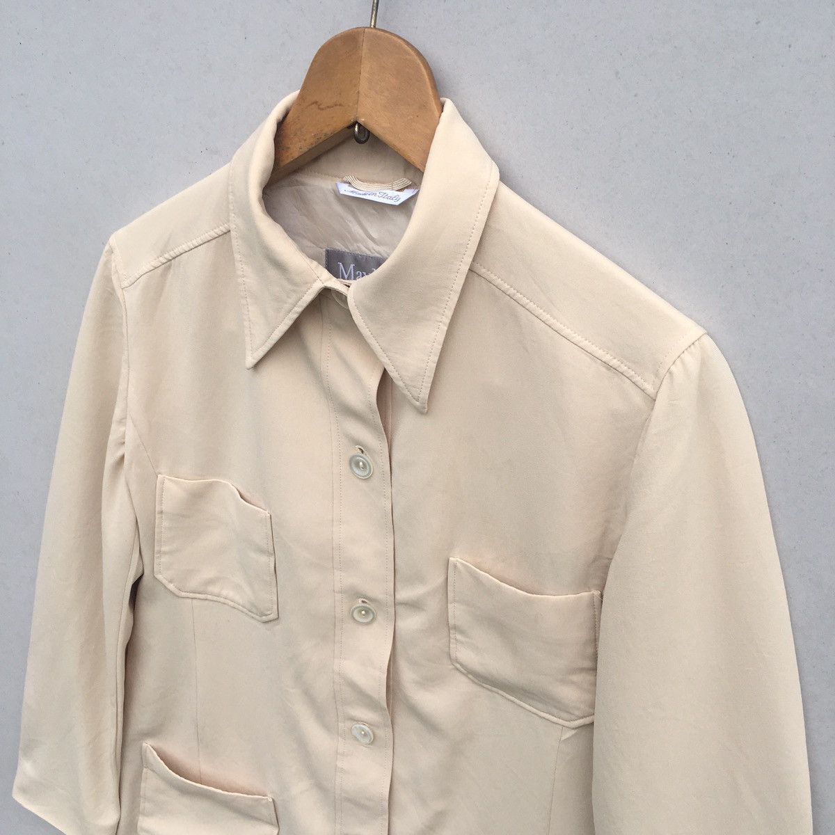 Max Mara Made in Italy Vintage Max Mara Soft Jacket 4 pockets Size M / US 6-8 / IT 42-44 - 4 Thumbnail