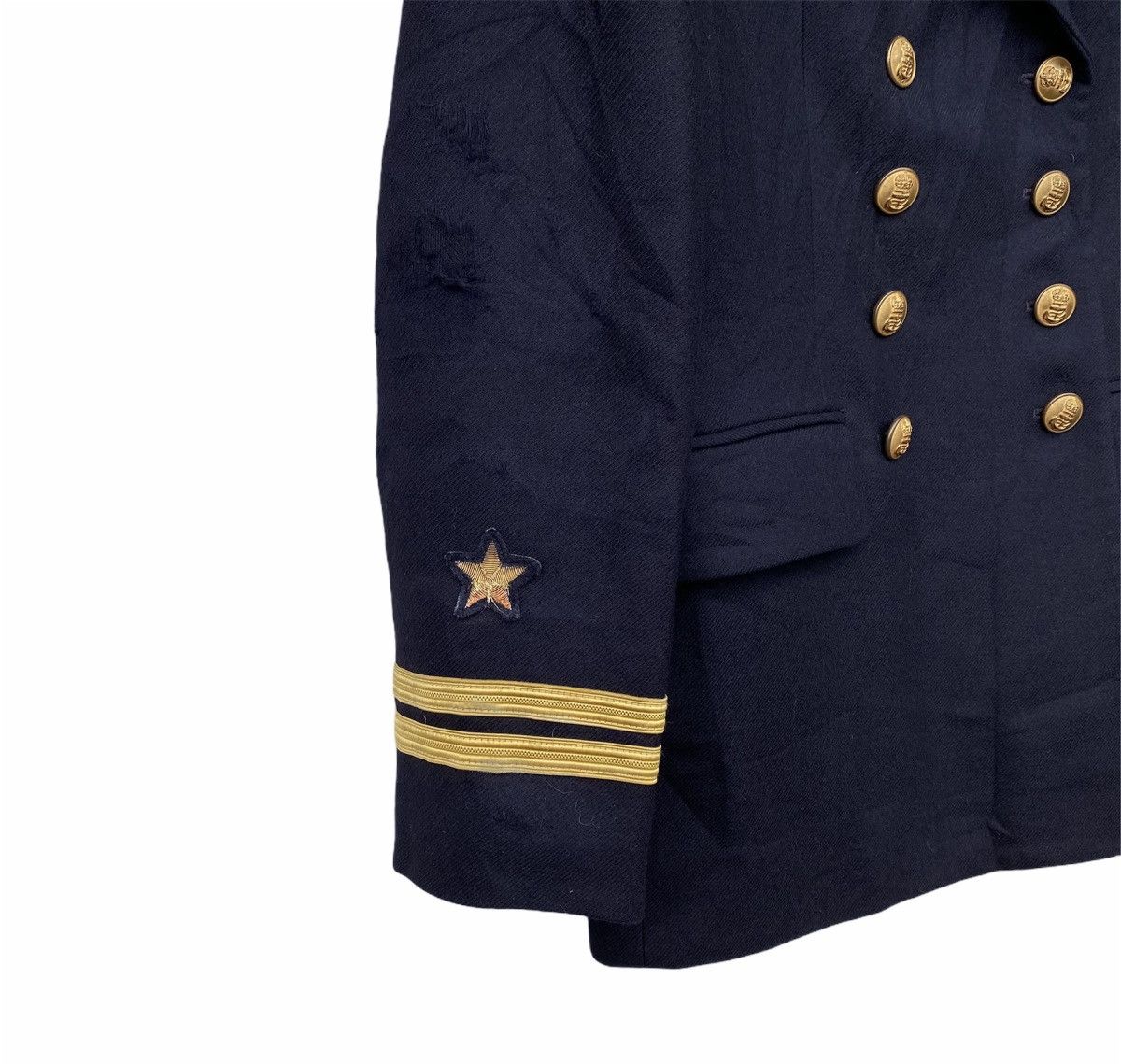 Lauren Ralph Lauren Vtg Distressed Lauren by Ralph Lauren Military Captain Sz 4 Size US S / EU 44-46 / 1 - 7 Thumbnail