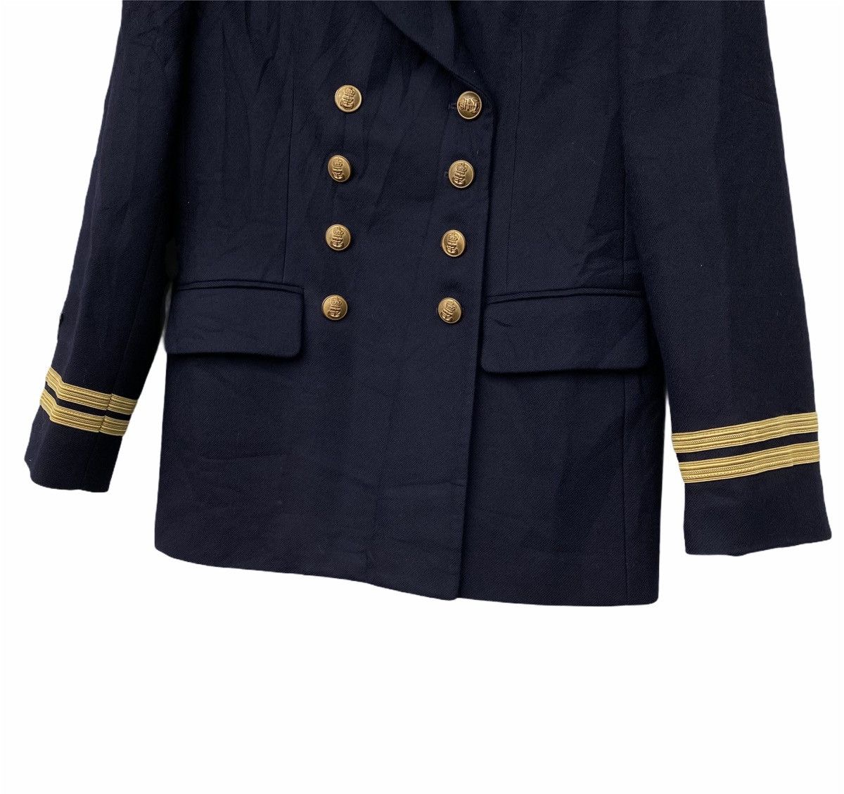 Lauren Ralph Lauren Vtg Distressed Lauren by Ralph Lauren Military Captain Sz 4 Size US S / EU 44-46 / 1 - 6 Thumbnail