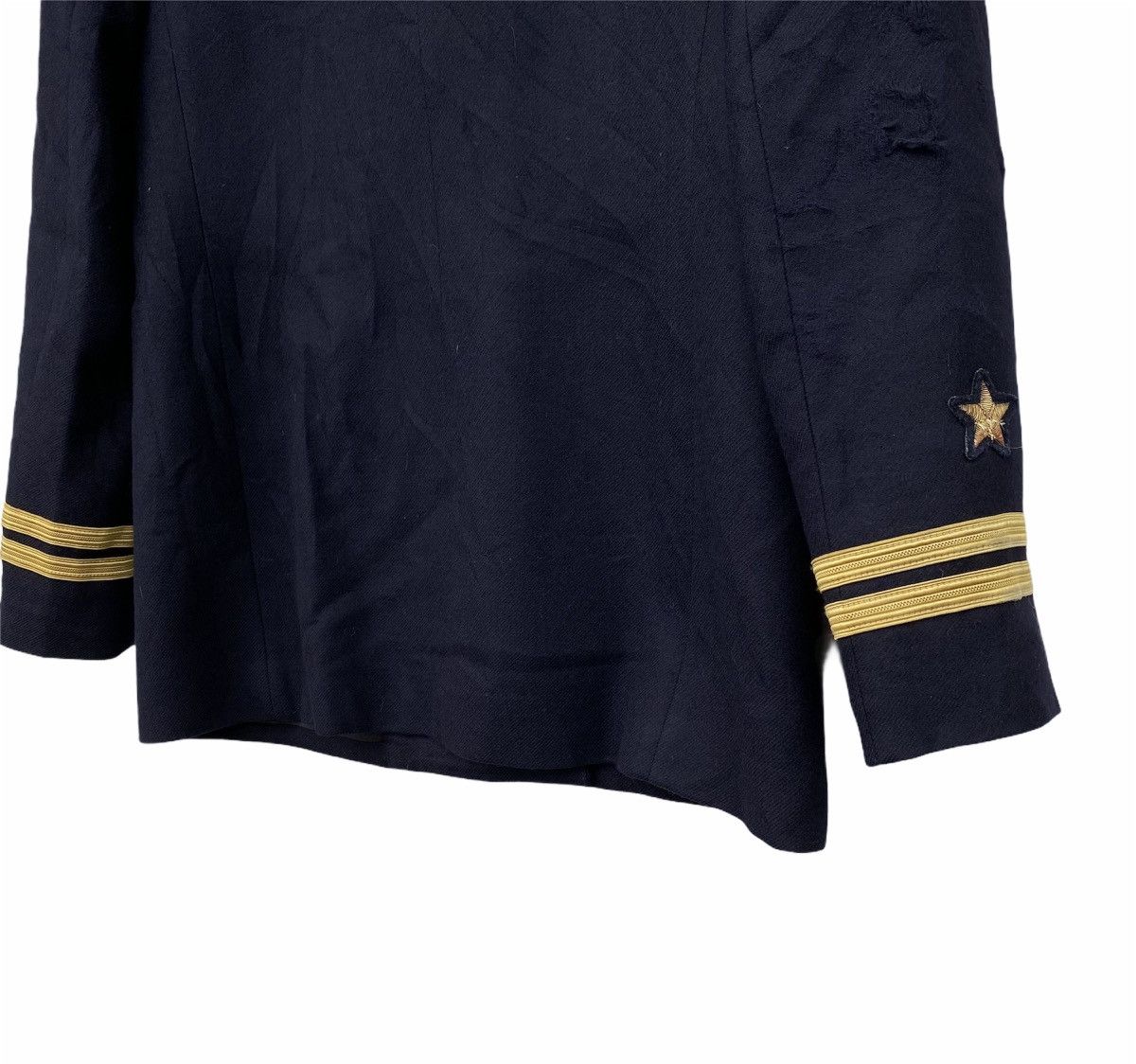 Lauren Ralph Lauren Vtg Distressed Lauren by Ralph Lauren Military Captain Sz 4 Size US S / EU 44-46 / 1 - 9 Thumbnail