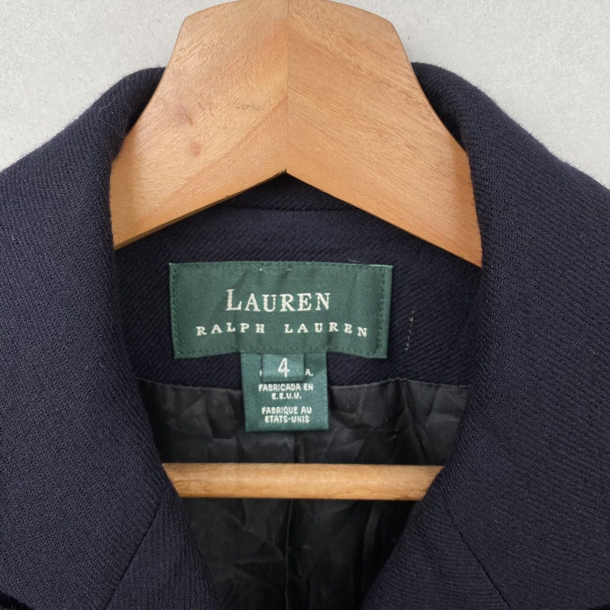 Lauren Ralph Lauren Vtg Distressed Lauren by Ralph Lauren Military Captain Sz 4 Size US S / EU 44-46 / 1 - 3 Thumbnail