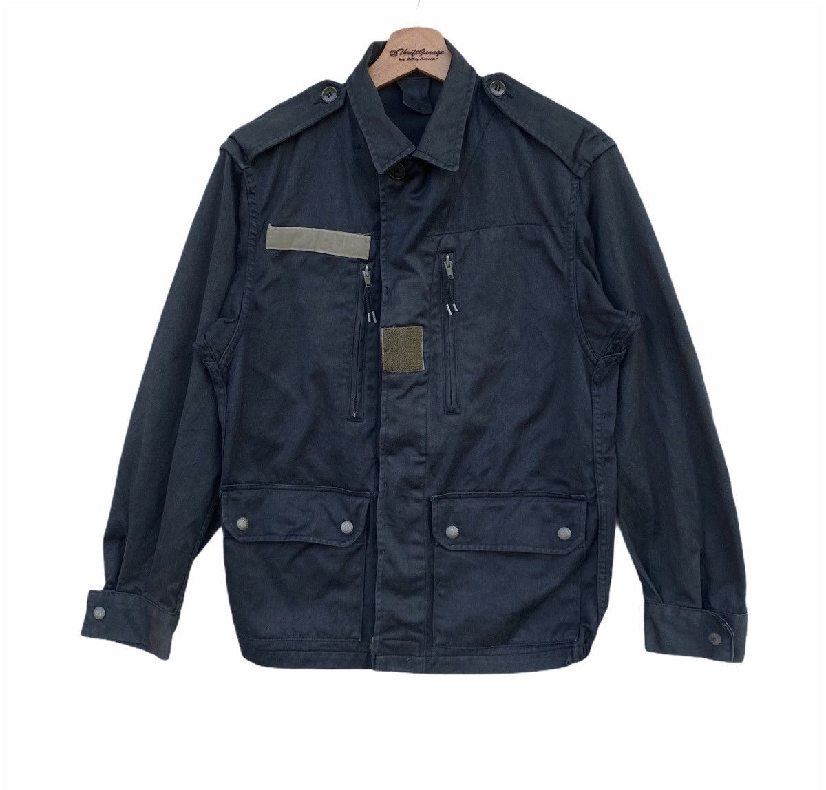 Vintage Rare Vintage 80s Socovet French Army Field Jacket Bais 1987 Size US M / EU 48-50 / 2 - 1 Thumbnail