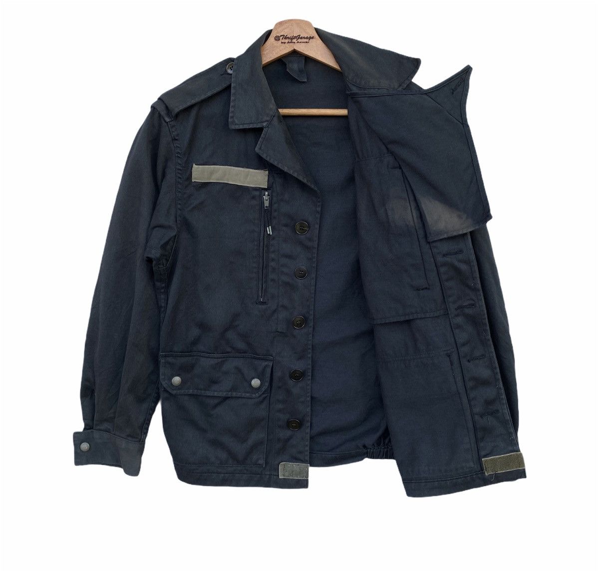 Vintage Rare Vintage 80s Socovet French Army Field Jacket Bais 1987 Size US M / EU 48-50 / 2 - 12 Thumbnail