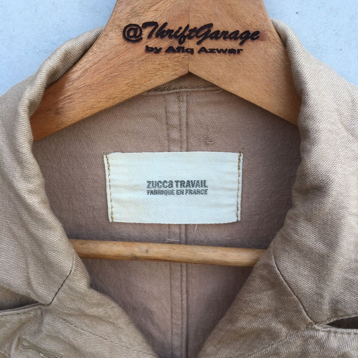 CABANE de ZUCCa Vtg Zucca Travail by Issey Miyake Pea Jacket Made in France Size US S / EU 44-46 / 1 - 10 Thumbnail