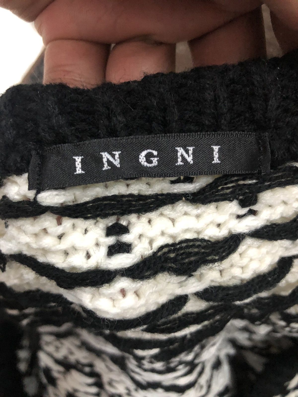 Homespun Knitwear Vintage Ingni Full Print Knitwear Sleeveless Size XS / US 0-2 / IT 36-38 - 7 Thumbnail