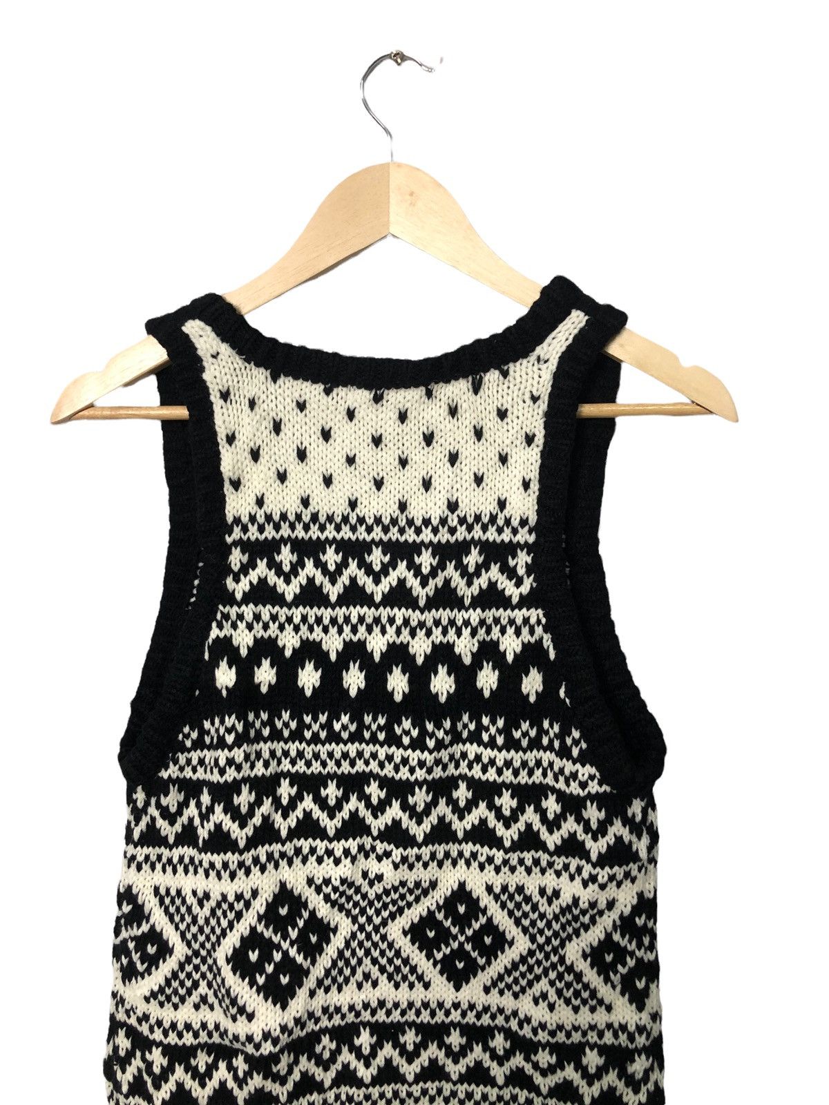 Homespun Knitwear Vintage Ingni Full Print Knitwear Sleeveless Size XS / US 0-2 / IT 36-38 - 6 Thumbnail