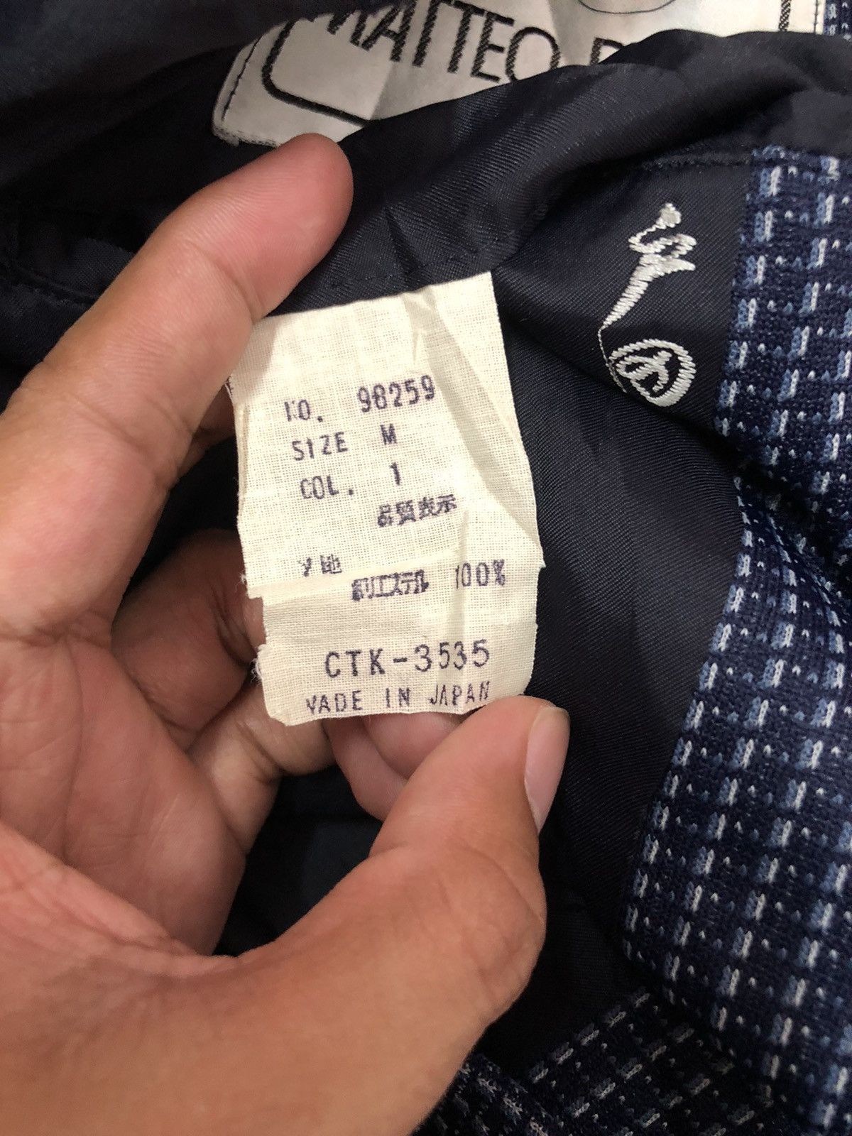Japanese Brand Vintage Matteo Ricci Button Ups Blazer Coat Jacket Size US M / EU 48-50 / 2 - 12 Thumbnail