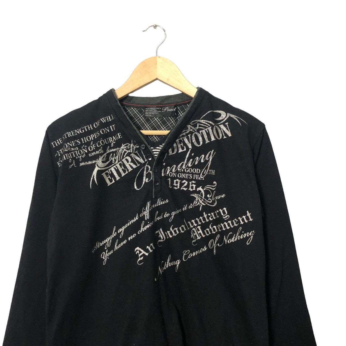 Seditionaries Vintage Pract Spell Out Big Logo Long Sleeve Tee Shirt Size US M / EU 48-50 / 2 - 4 Thumbnail