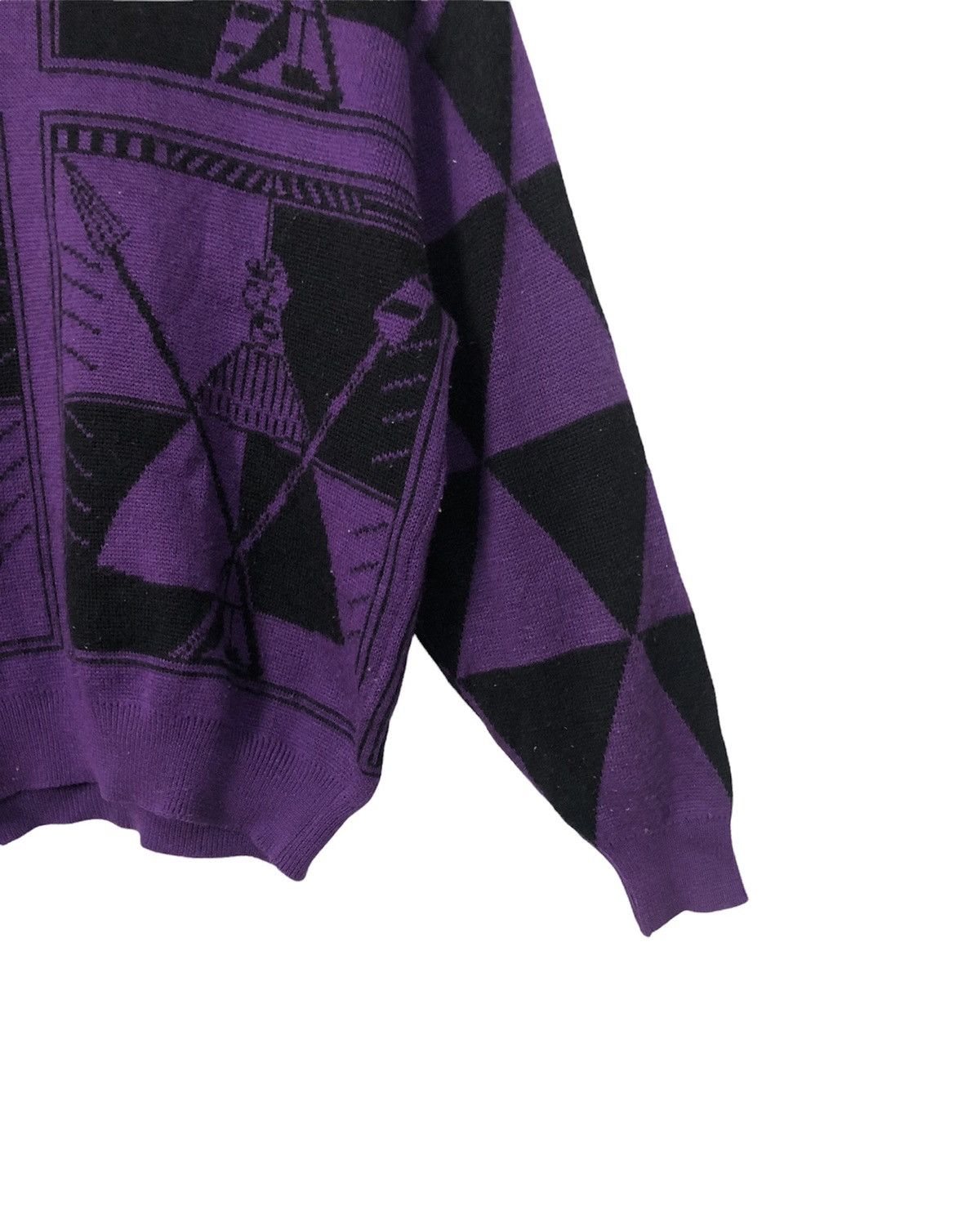 Aran Isles Knitwear Vintage Bagoustyle Full Print Knitwear Knitsweater Size US M / EU 48-50 / 2 - 2 Thumbnail