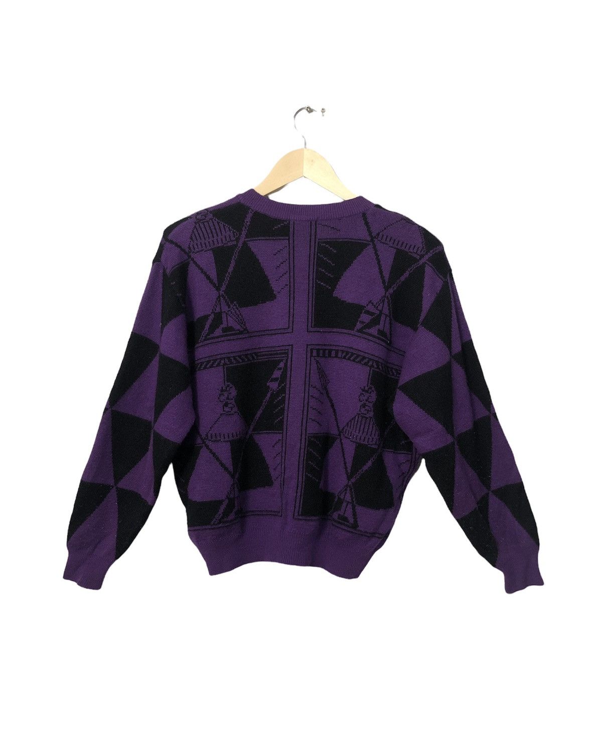 Aran Isles Knitwear Vintage Bagoustyle Full Print Knitwear Knitsweater Size US M / EU 48-50 / 2 - 5 Thumbnail