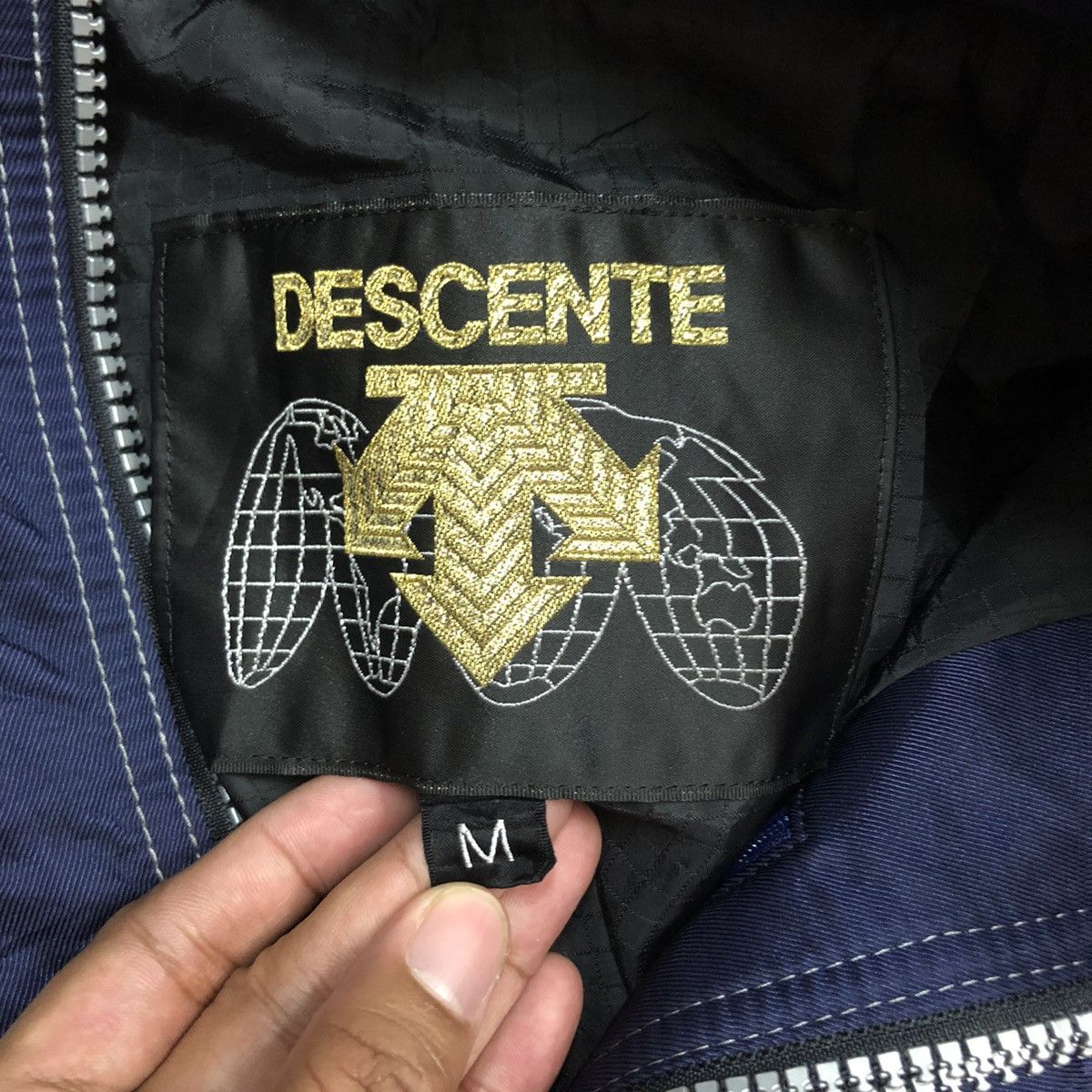 Descente × Japanese Brand × Vintage Vintage Descente Zipper Ups Hoodie Jacket Made in Japan Size US XL / EU 56 / 4 - 13 Thumbnail