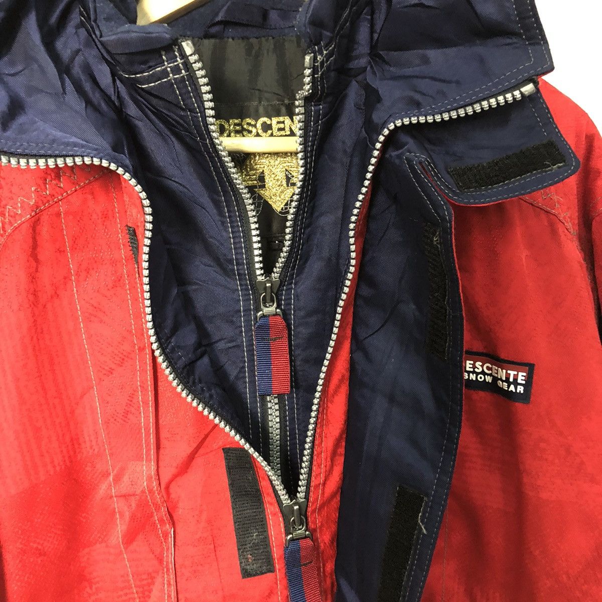 Descente × Japanese Brand × Vintage Vintage Descente Zipper Ups Hoodie Jacket Made in Japan Size US XL / EU 56 / 4 - 7 Thumbnail