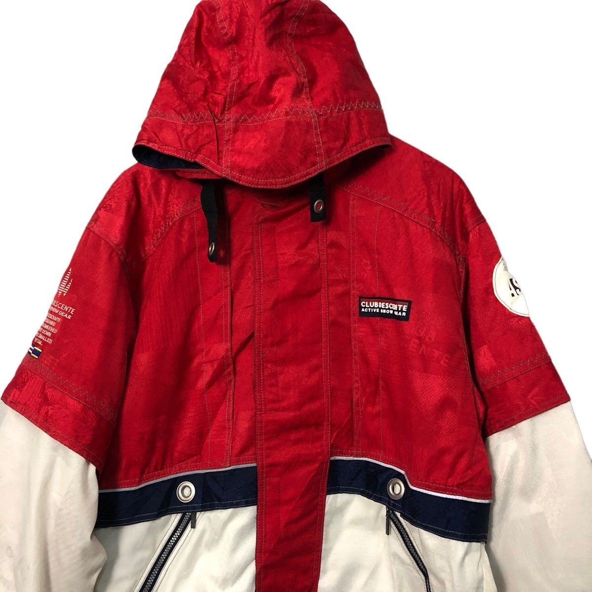 Descente × Japanese Brand × Vintage Vintage Descente Zipper Ups Hoodie Jacket Made in Japan Size US XL / EU 56 / 4 - 4 Thumbnail