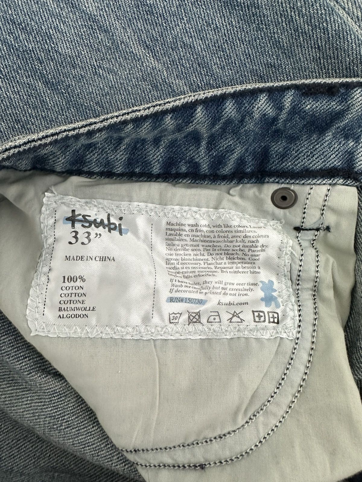 Ksubi Ksubi Blue Authentik Chitch Jeans Size US 33 - 3 Thumbnail
