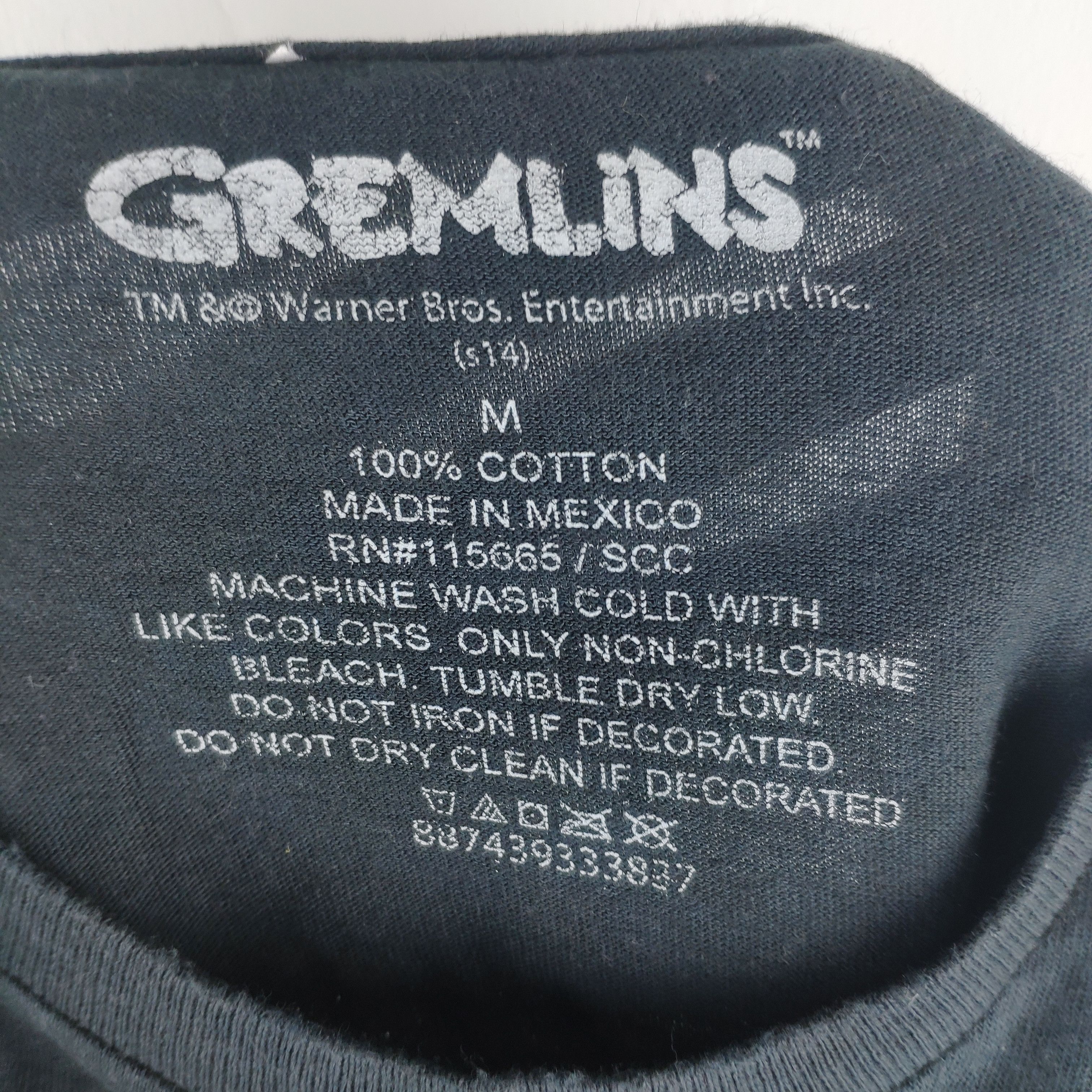 Other Steal 💥 Movie T Shirt Gremlins Gizmo Black Tee Size US M / EU 48-50 / 2 - 3 Thumbnail