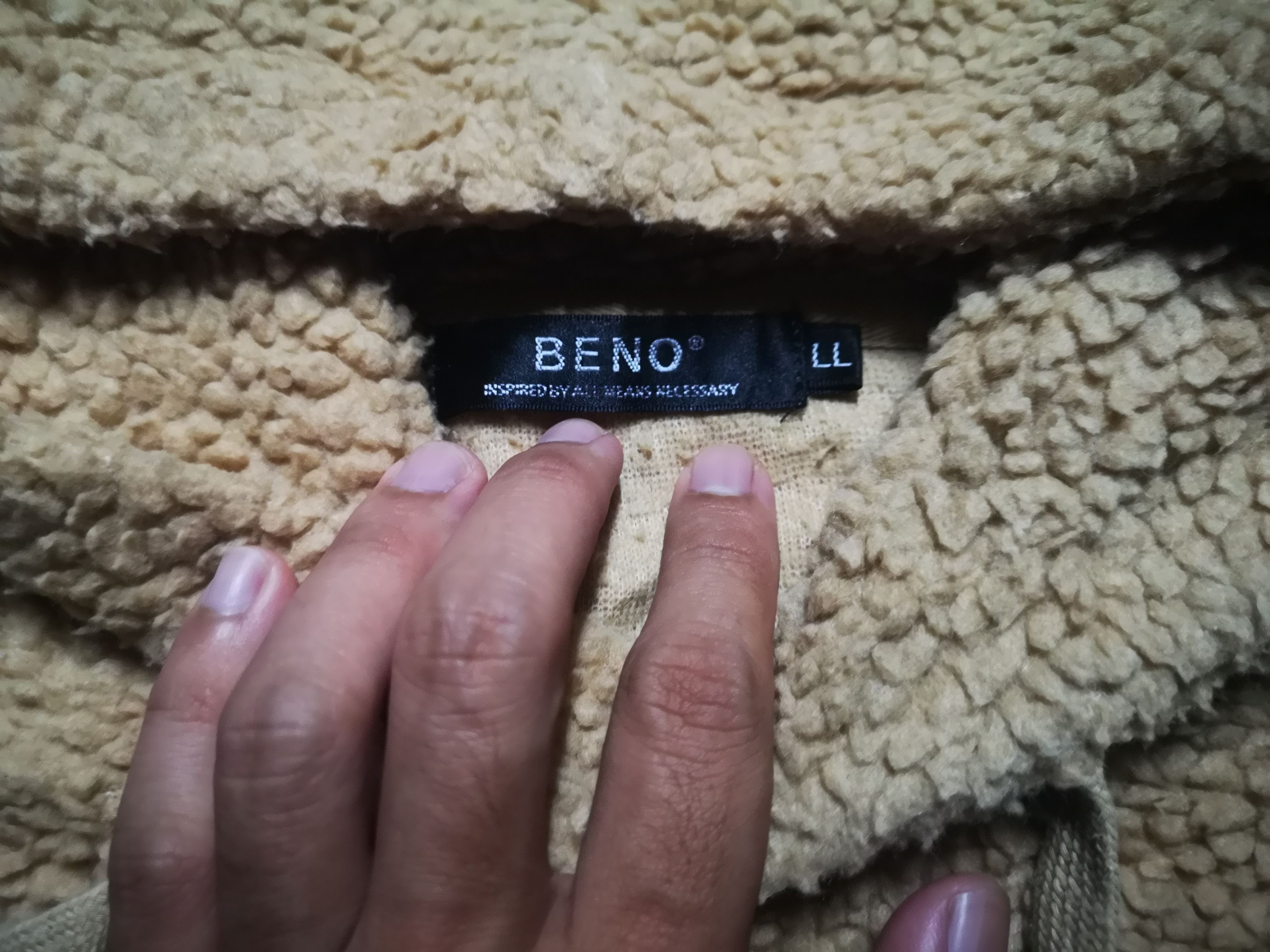 Designer × Japanese Brand × Vintage Beno Sherpa Fleece Japanese Brand Size US L / EU 52-54 / 3 - 7 Thumbnail