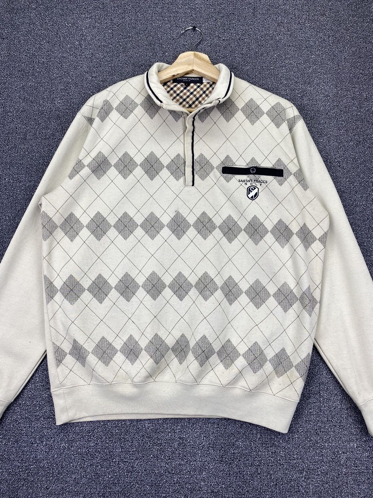 Yohji Yamamoto Vintage SACSNY Y’SACCS Golf By Yohji Yamamoto Sweatshirt Size US L / EU 52-54 / 3 - 3 Thumbnail