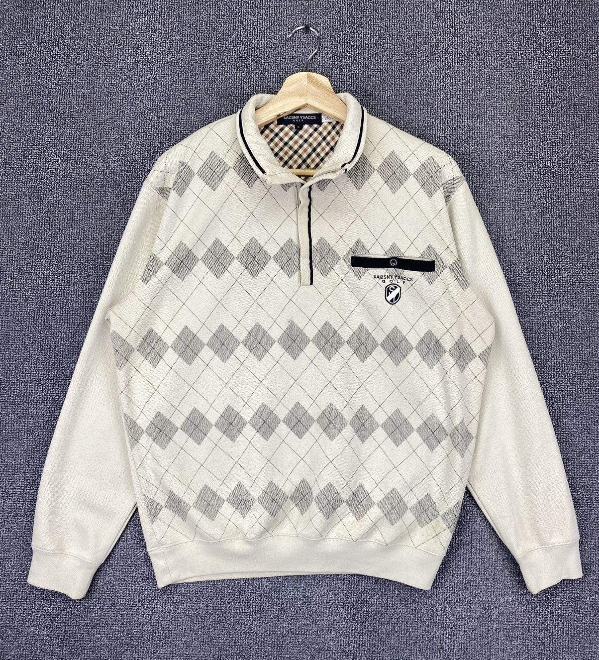 Yohji Yamamoto Vintage SACSNY Y’SACCS Golf By Yohji Yamamoto Sweatshirt Size US L / EU 52-54 / 3 - 1 Thumbnail